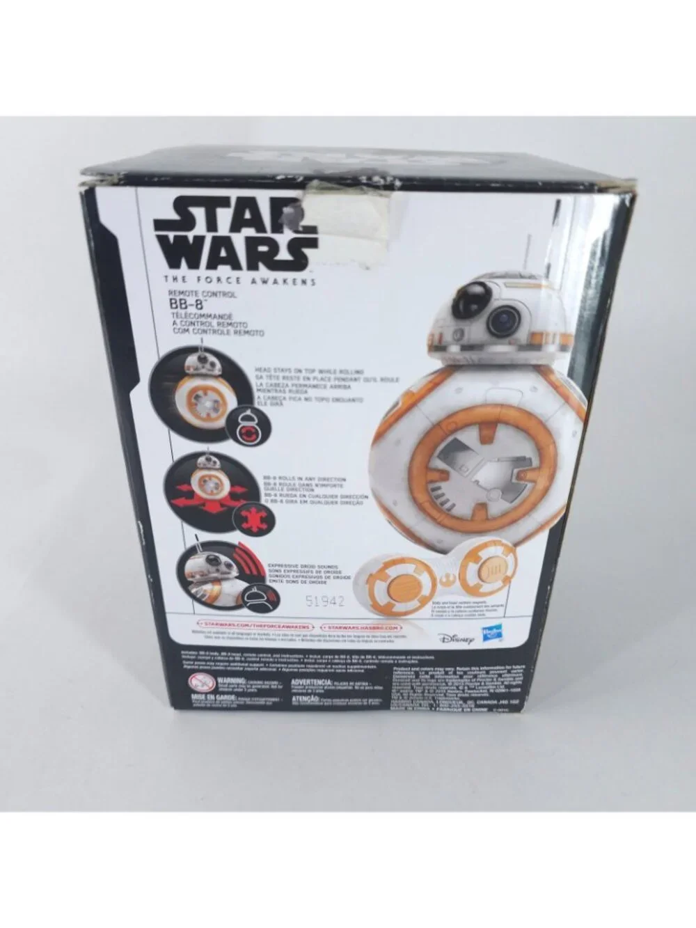 Star Wars Force Awakens BB-8 Remote Controlled 2015 Tested Target Exclusive